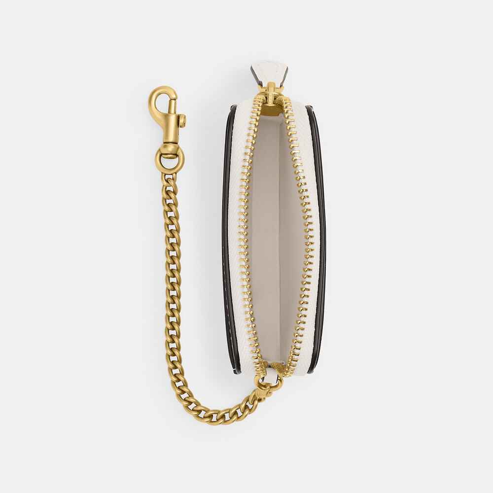 Coach Essential Chain Card Case With Sticker Print - Picture 2 of 5